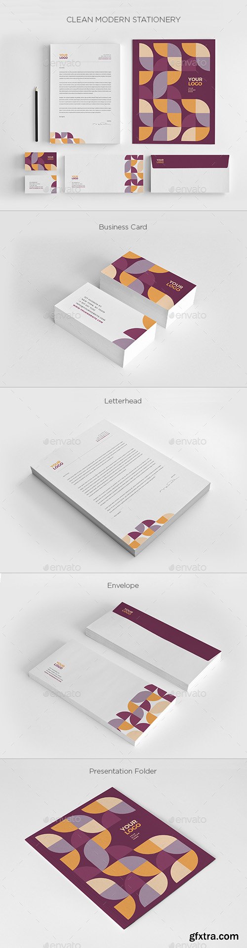 GR - Clean Modern Stationery 19836311