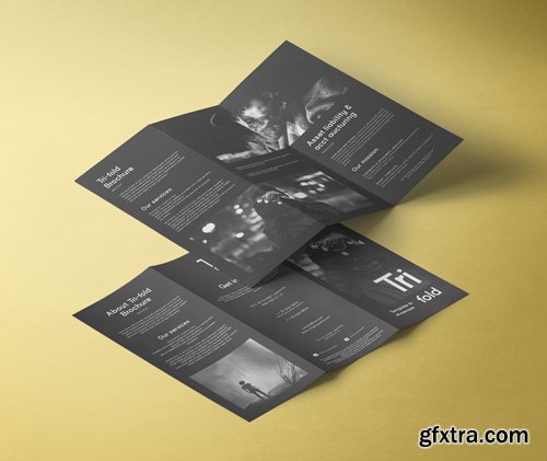 Psd Tri Fold Mockup US A4 Vol 2 Psd Tri Fold Mockup US A4 Vol 2