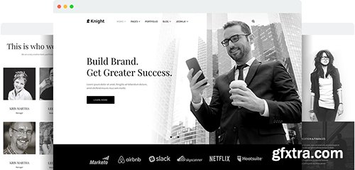 JoomShaper - Knight v1.3 - Responsive Joomla Template for Company and Agency Sites