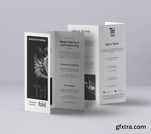 Psd Tri Fold Mockup US A4 Vol 3 Psd Tri Fold Mockup US A4 Vol 3