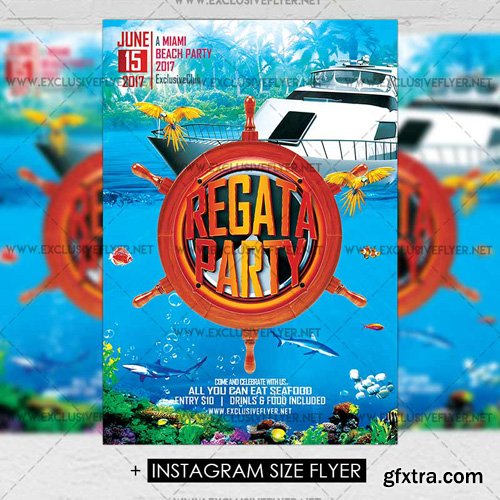Regata Party – Premium A5 Flyer Template
