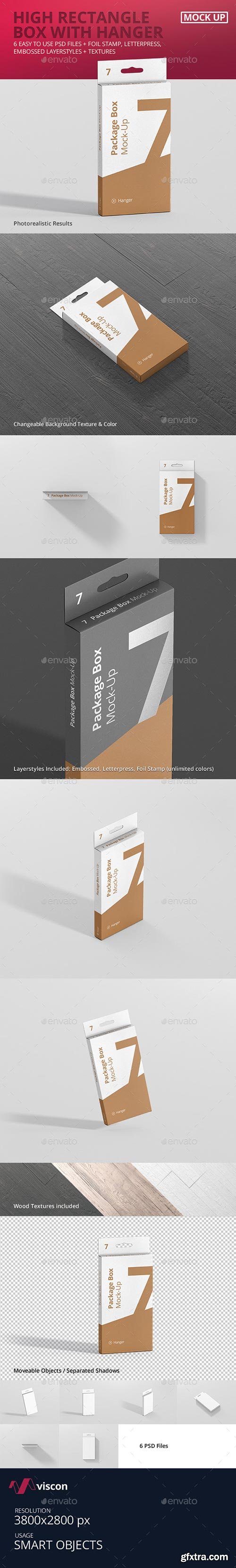 Graphicriver - Package Box Mock-Up - High Rectangle with Hanger 18094430