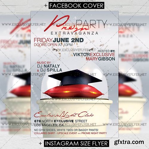 Prom Night 2017 - Premium A5 Flyer Template