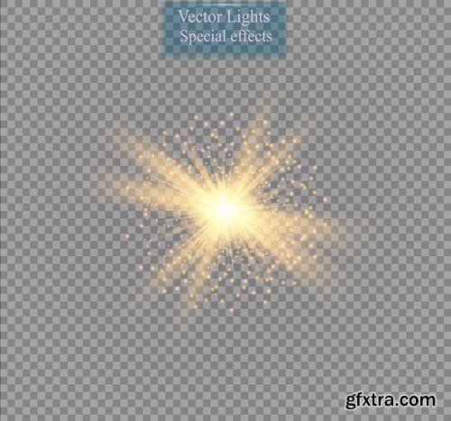 Light Effect Wave Line Lace Lamp Flyer Banner 25xEPS