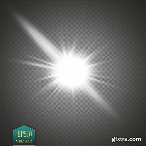 Light Effect Wave Line Lace Lamp Flyer Banner 25xEPS