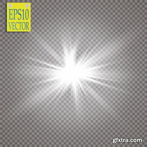 Light Effect Wave Line Lace Lamp Flyer Banner 25xEPS