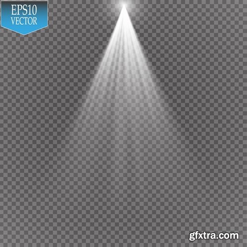 Light Effect Wave Line Lace Lamp Flyer Banner 25xEPS