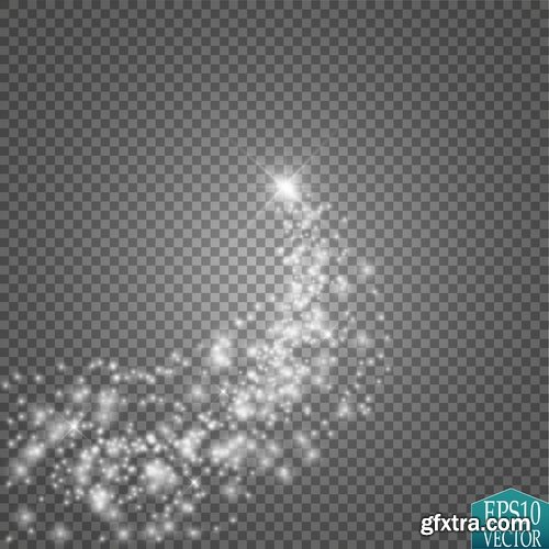 Light Effect Wave Line Lace Lamp Flyer Banner 25xEPS