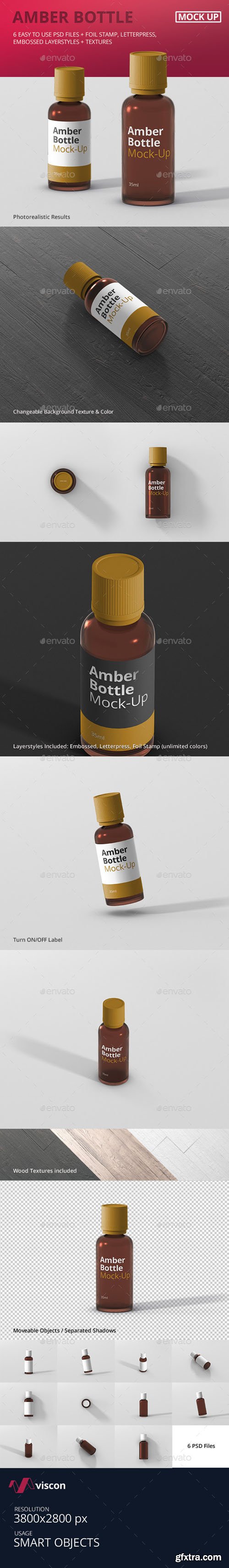 GR - Amber Bottle Mockup 19285740 GR - Amber Bottle Mockup 19285740