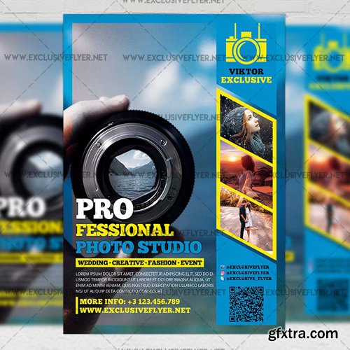 Professional Photo Studio - Premium A5 Flyer Template
