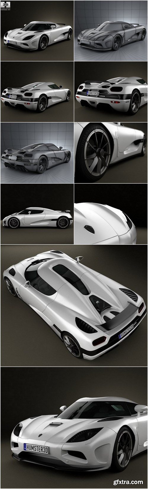 Koenigsegg Agera 2011 3D Model