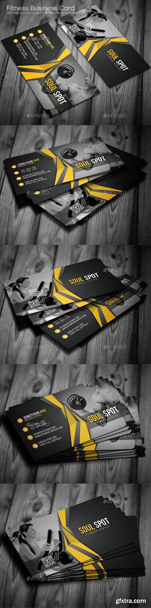 GR - Fitness Business Card 16835858 GR - Fitness Business Card 16835858