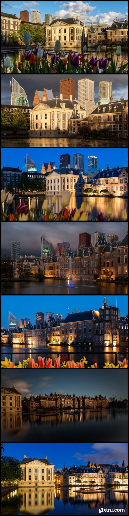 Binnenhof Castle in The Hague 7X JPEG