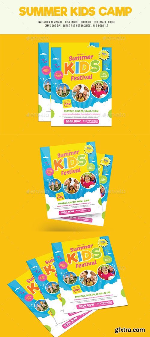 GR - Summer Kids Camp Flyer 19991500 GR - Summer Kids Camp Flyer 19991500