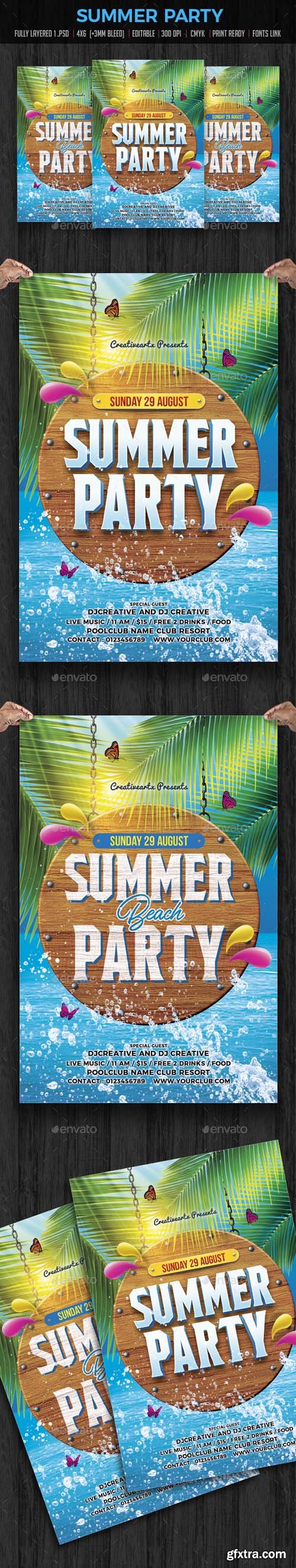 GR - Summer Party Flyer 19992172 GR - Summer Party Flyer 19992172