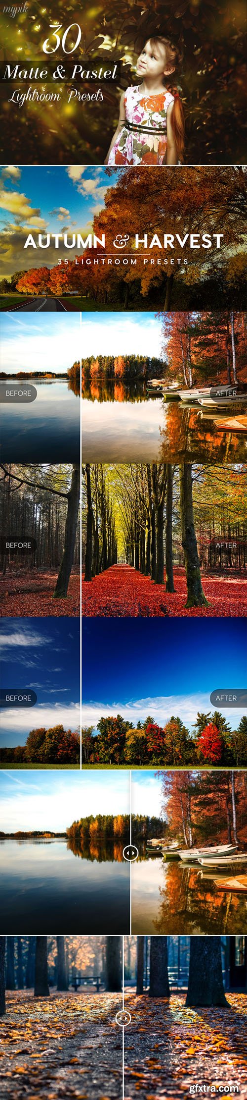 70 Matte, Pastel, Autumn and Harvest Lightroom Presets 160517 