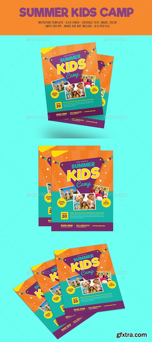 GR - Summer Kids Camp Flyer 19991524 GR - Summer Kids Camp Flyer 19991524