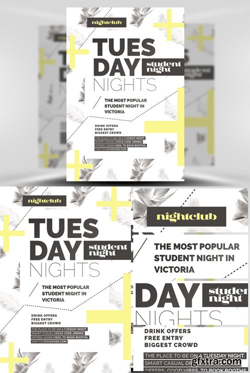 Feather Series - Tuesday Night Flyer Template