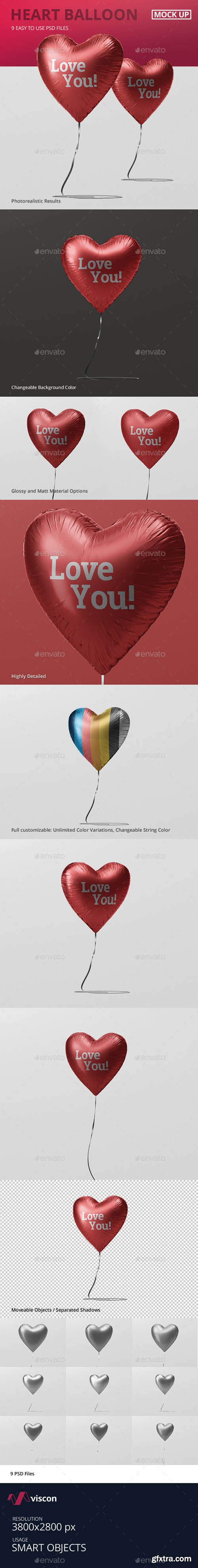 GR - Valentine Heart Balloon Mockup 19360724 GR - Valentine Heart Balloon Mockup 19360724