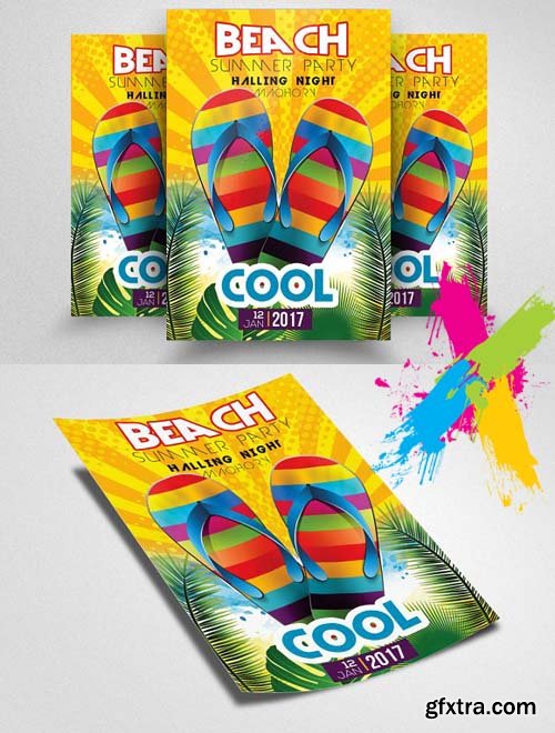 CM - Summer Beach Party Flyer 1514677