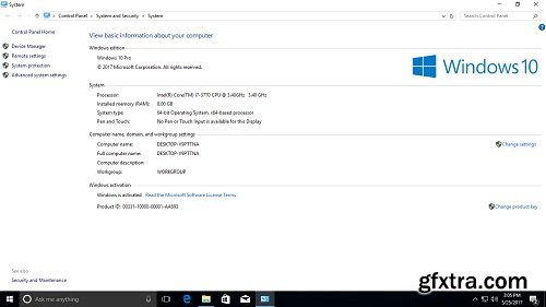 Windows 10 Pro RS2 v.1703 Build 15063.332 x64 En-Us Pre-Activated May 2017
