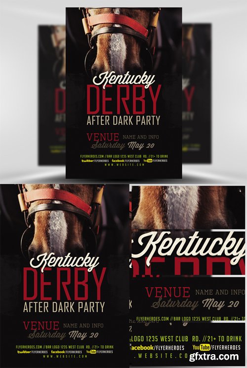 Kentucky After Dark Flyer Template Kentucky After Dark Flyer Template