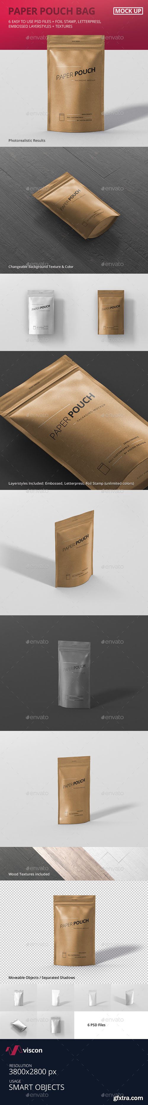 GR - Paper Pouch Bag Mockup 19384276 GR - Paper Pouch Bag Mockup 19384276