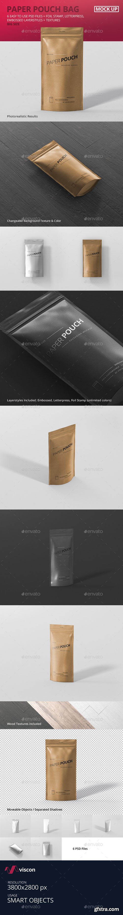 GR - Paper Pouch Bag Mockup Big Size 19396048 GR - Paper Pouch Bag Mockup Big Size 19396048