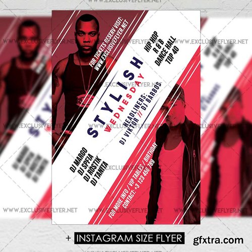 Stylish Wednesdays - Premium A5 Flyer Template Stylish Wednesdays - Premium A5 Flyer Template