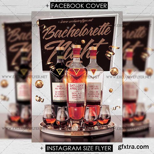 Bachelorette Night - Premium A5 Flyer Template Bachelorette Night - Premium A5 Flyer Template