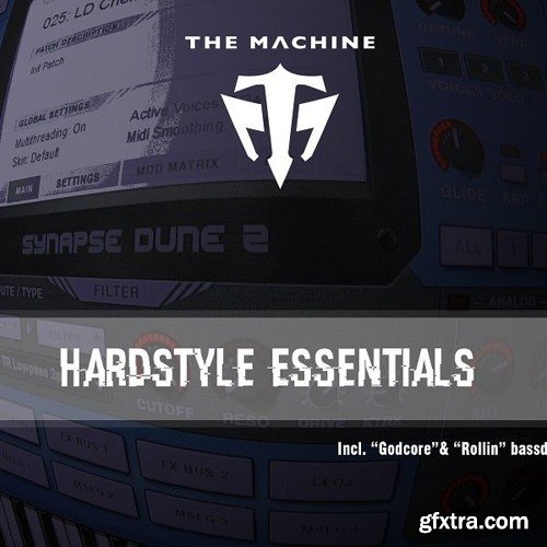 Industrial Strength The Machine Hardstyle Essentials For SYNAPSE AUDiO DUNE 2-FANTASTiC