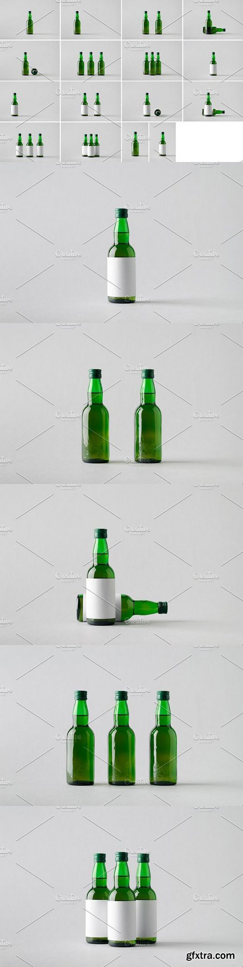 CM - Spirits Bottle Mock-Up Photo Bundle 1437244