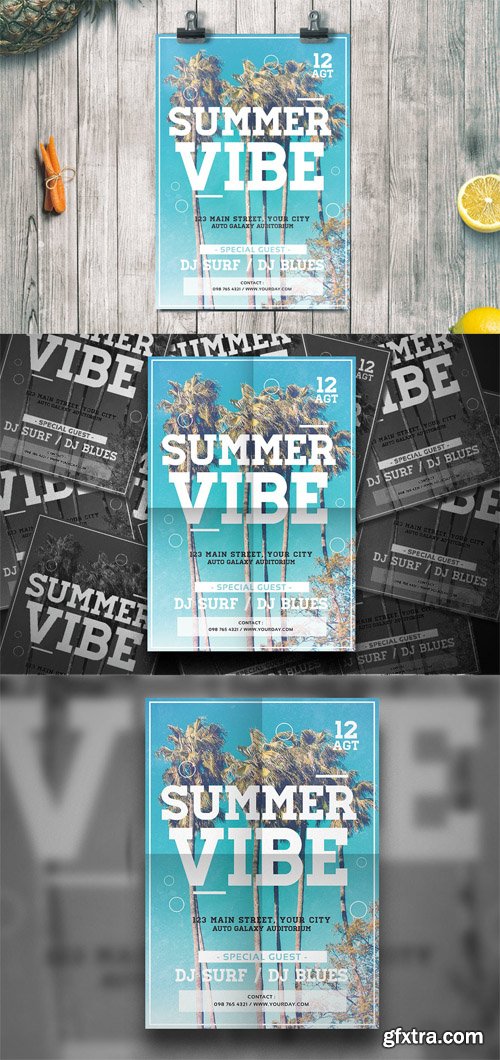 Summer Vibe Flyer Summer Vibe Flyer