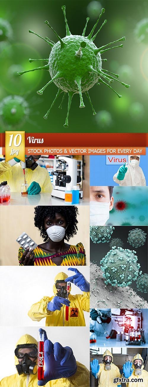 Virus, 10 x UHQ JPEG
