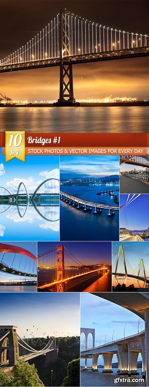 Bridges 1, 10 x UHQ JPEG