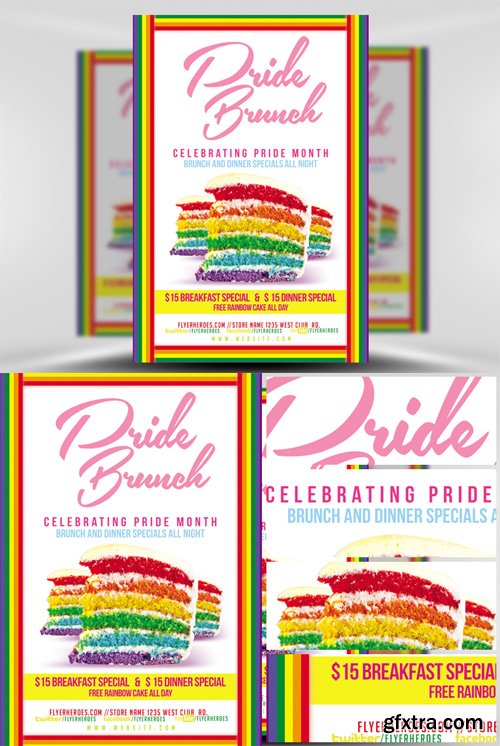 Pride! Food Flyer Template Pride! Food Flyer Template