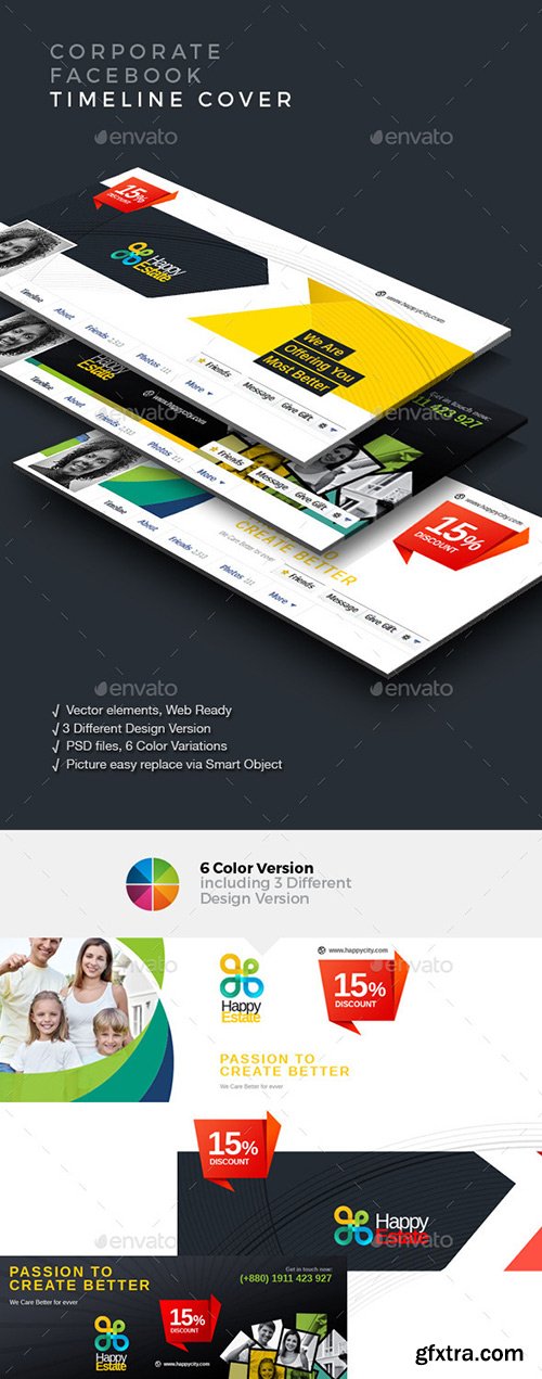 Graphicriver - Facebook Timeline Cover 12850538