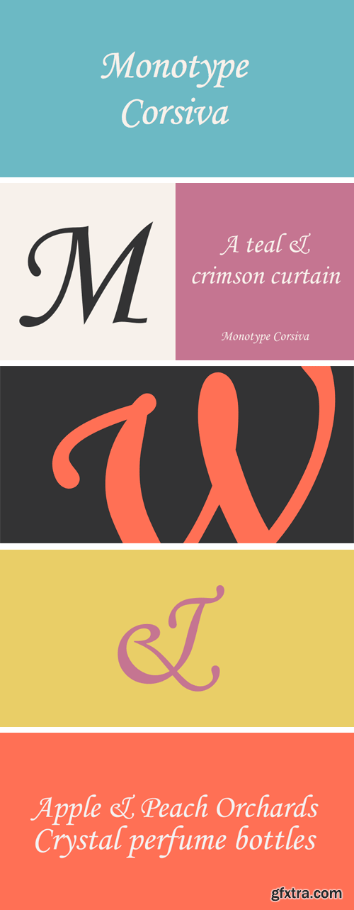 Monotype Corsiva Font Family