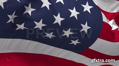 MA - USA Flag Close Up MA - USA Flag Close Up
