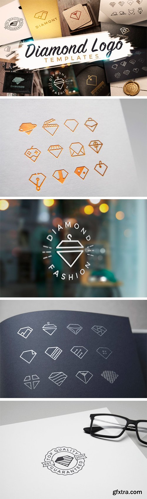 CM 1527486 - 32 Brilliant Diamond Logo Templates