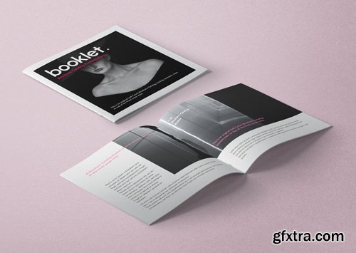 Square Psd Brochure Mockup Vol3