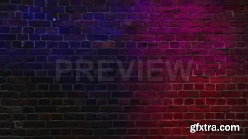 MA - Colored Lights On Wall Background