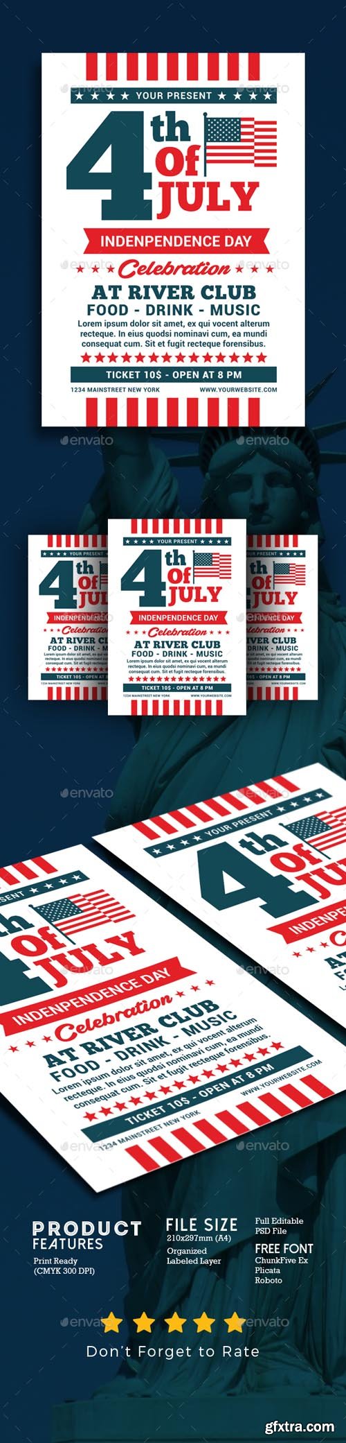 GR - 4th of July Flyer Template 20102036 GR - 4th of July Flyer Template 20102036