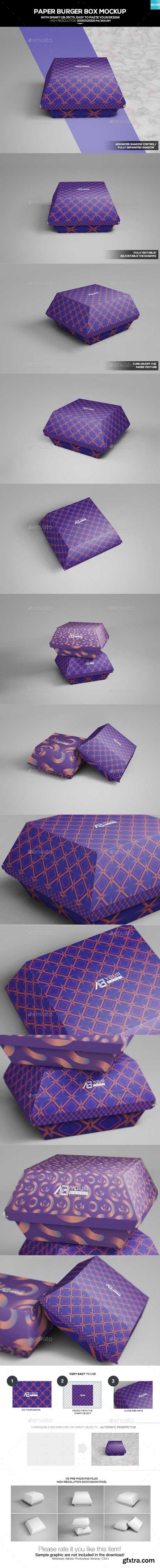 GR - Paper Burger Box Mockup 20102751 GR - Paper Burger Box Mockup 20102751