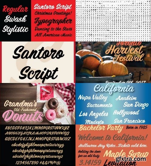 Santoro Script Font Family