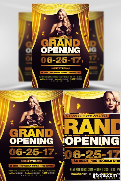 Grand Opening Flyer Template
