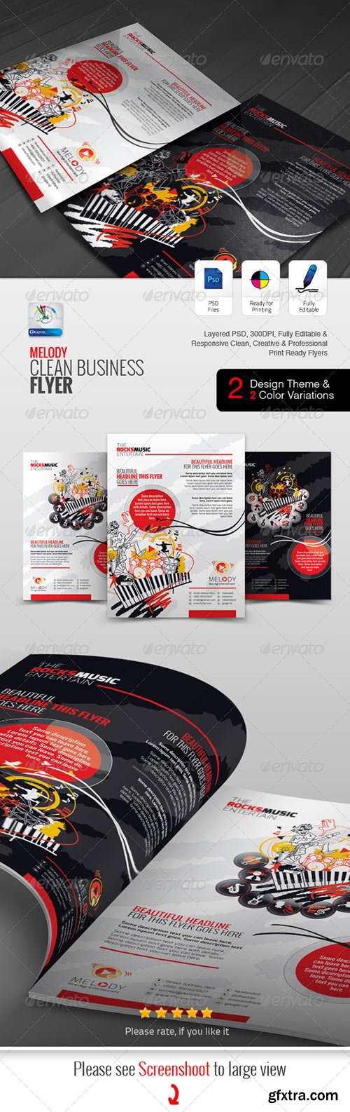 Graphicriver - Melody Business Flyer/Ad 5820145
