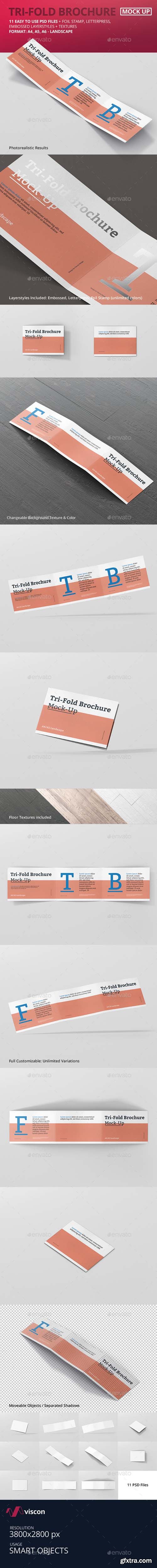 GR - Tri-Fold Brochure Mockup - Din A4 A5 A6 Landscape 20000356 GR - Tri-Fold Brochure Mockup - Din A4 A5 A6 Landscape 20000356