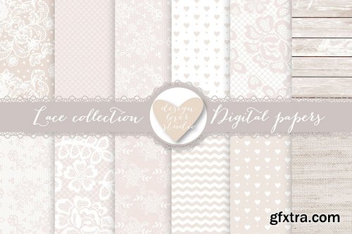 Lace digital papers, Beige wedding digital Lace digital papers, Beige wedding digital