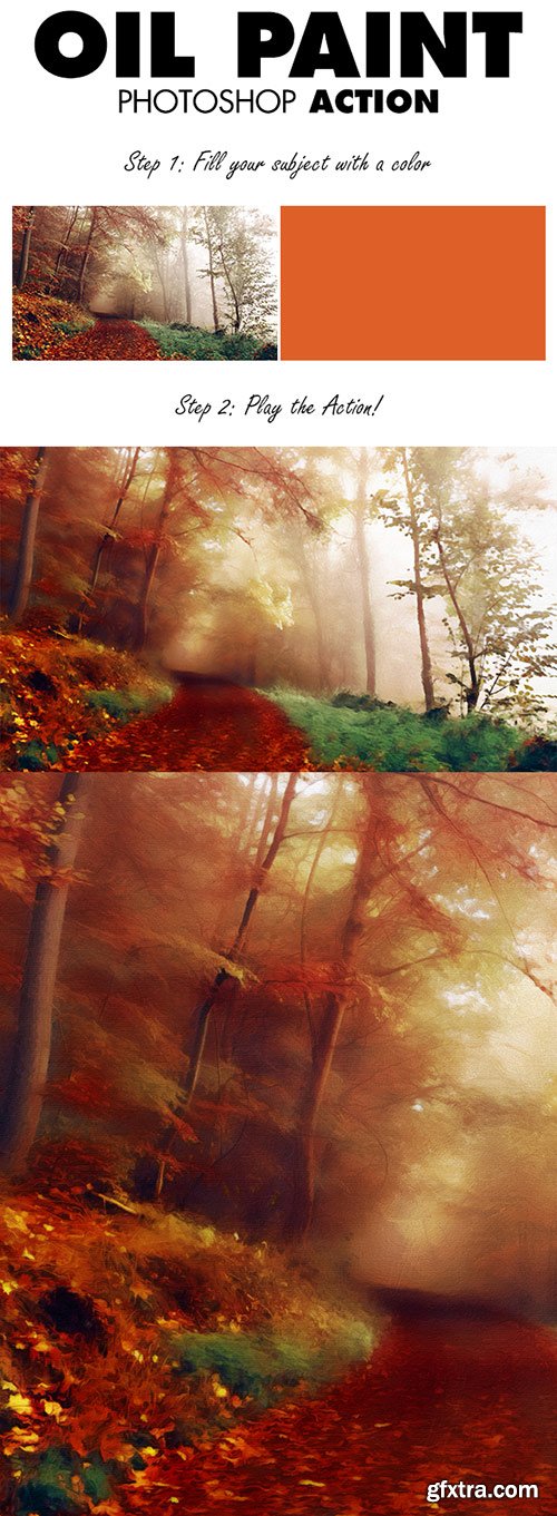Graphicriver - Oil Paint Photoshop Action 16345253